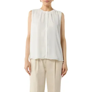COMMA Fließende Chiffonbluse mit Knopfleiste