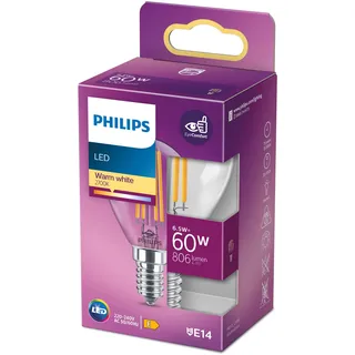 Philips LED Tropfenlampe 76229200 6,5 W E14 warmweiß 1 St.