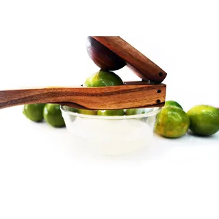 Zitronenpresse aus Holz, strapazierfähig, manuelle Zitruspresse zum Entfernen von Entsafter