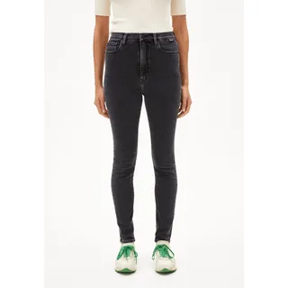 INGAA HIGH WAIST SKINNY JEANS |   Bio-Baumwoll Mix X-Stretch - schwarz (28-34)