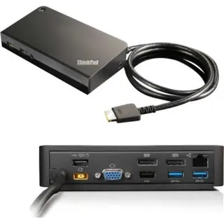Lenovo 03X6300 Notebook-Dockingstation & Portreplikator Verkabelt OneLink+ Schwarz (03X6300)