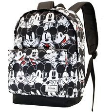 Micky Maus Mess-FAN HS Rucksack, Schwarz