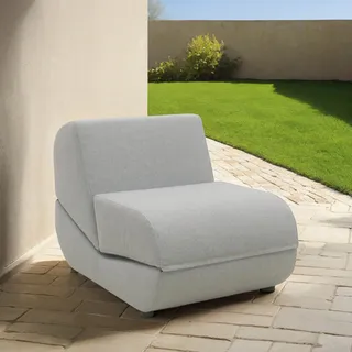 DOMO collection Relaxsessel VENDY Outdoor 57 x 70 x 102 cm Silber