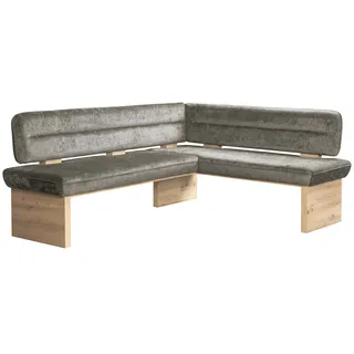 Home Affaire Eckbank »Louise Polsterbank, Esszimmerbank, Küchenbank« mit Nosag Wellenfedern im Sitz für mehr Komfort, Breite 212x170 cm, beige