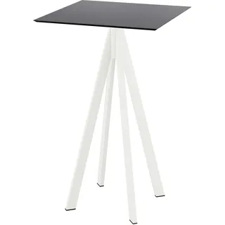 Essentials Infinity Klapptisch 70 x 70 x 109 cm Schwarz/Weiß