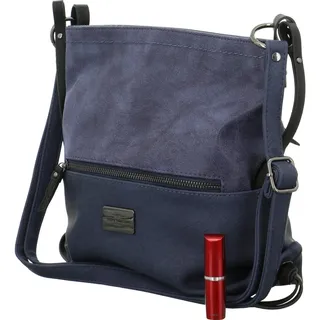 Tom Tailor Elin Damen Umhängetasche Crossbody Bag Mittelgroß Blau
