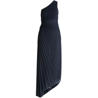 Abendkleid VERA MONT "Abendkleid im Glitzer-Look", Damen, Gr. 40, blau (night sky), Kleider Abendkleid