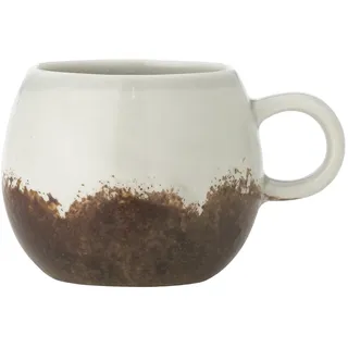 Bloomingville Paula Espressotasse 140 ml, Steingut, D7xH – Perfekt für deinen aromatischen Espresso-Moment, stylische kleine Kaffeetasse für deinen Frühstückstisch