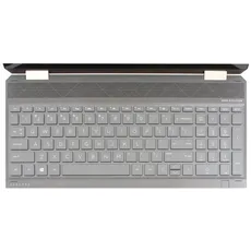 MiNGFi Silikon Tastatur Schutz Abdeckung für HP 15" Pavilion x360 15-br Spectre 15-ch Envy 15-bp/bq/cn/dr/ds 17-ce/bw/ae 15-bs/bw/cb/cc/cd/cs/dw/dy/ef/eq/fq 17-bs/by - Transparent