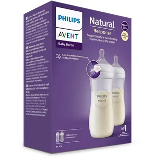 Philips Avent Natural Response Babyflasche Doppelpackung 330ml - Multicolor - One Size