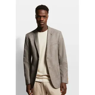 Sakko BUGATTI, Herren, Gr. 52, braun, 78% Baumwolle, 22% Polyester, normal, Manschette, Sakkos Sakko, mit Reverskragen