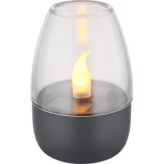 Globo LED-Solarleuchte Dunkelgrau