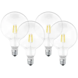 LEDVANCE LED-Lampe 4er-Pack E27 5,5 W warmweiß 650 lm