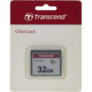 Transcend CFX602 R500/W350 CFast 2.0 CompactFlash Card 32GB