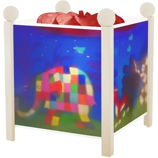 Trousselier 6243642 Magische Laterne, Kinder Nachtlicht Elmar der Elefant, Schlaflicht, Einschlafhilfe, 1 Stück (1er Pack)