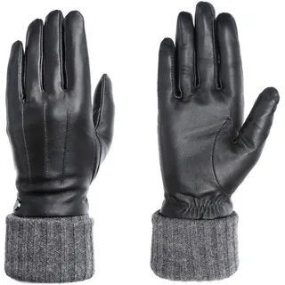 PEARLWOOD Lederhandschuhe »Lipa« Touchscreen proofed - mit 10 Fingern bedienbar, schwarz