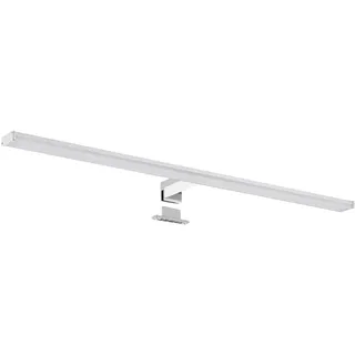 SEBSON® LED Spiegelleuchte 80cm Bad IP44, Aufbauleuchte + Klemmleuchte, neutralweiß 4000K, 780x108x44mm, 15W, 1100lm, Aluminium, Schminklicht