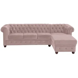 Home Affaire »New Castle L-Form« hochwertige Knopfheftung in Chesterfield-Design, B/T/H: 255(171/72),