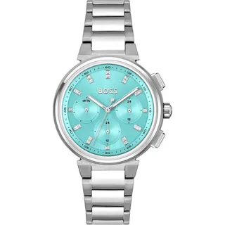 Boss 1502763 38 Mm Damenuhr - Silver / Turquoise / Mineral - One Size