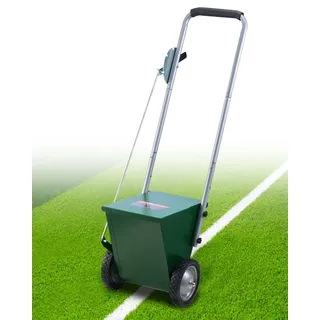Vevor Trockenlinienmarkierer Linienmarker (5/10 cm Linien) Trockenlinienkreide für das Feld, mit Gummi-Einstellgriff, große Pulverkapazität 11,3 kg, für Baseball- und Softball-Infield, grün