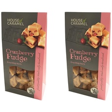 House of Caramel Cranberry Fudge, 120 g (Packung mit 2)