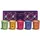 Frida Kahlo Duftkerzen Set 5 x 45 g gold/grün/rot
