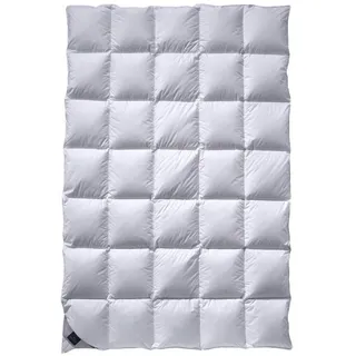 Billerbeck Ganzjahresdecke , Weiß , Textil , Füllung: Daunen , 140x220 cm , für Hausstauballergiker geeignet, weich und anschmiegsam , Heimtextilien, Kopfpolster & Bettdecken, Bettdecken, Daunendecken