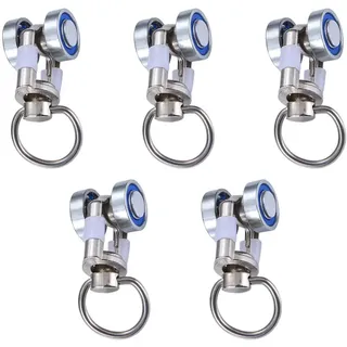 Uonlytech Metall Gardinenrollen Mit Kugellager 1.61X0.71X0.51 Zoll Leise Laufrollen Für Vorhangschiene Gardinenzubehör