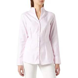 Seidensticker Klassische Bluse Schwarze Rose Langarm Kragen Uni