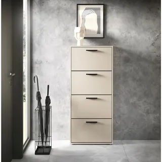 HBZ Sam Schuhschrank 59 x 136 x 17 cm beige / matt