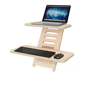Stehschreibtisch Aufsatz | Stehpulte | Holz | Laptopständer | Ständer | Stehtisch | Rednerpult | Schreibtischaufsatz | Höhenverstellbar | Made in EU (Natürlich)