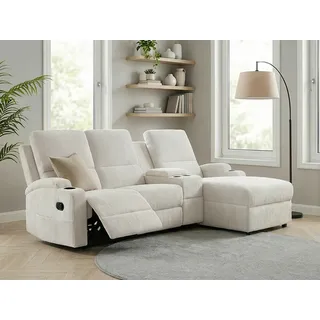 OTTO home Home »NAPORI Multimediasofa, 3er Kinosessel XXL, L-Form, Cord« Kinosofa mit Relaxfunktion, Getränkehalter, Staufach und Staukasten,