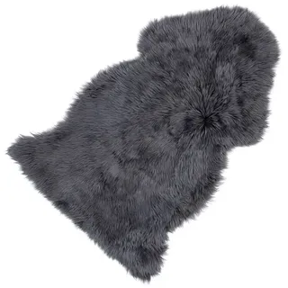 Sitzauflage Lammfell grau, 5x95x50 cm
