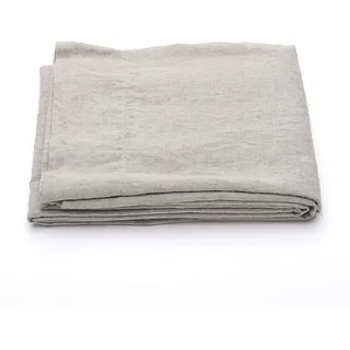 LinenMe Leinen Bettwäsche Natural 230x275 cm - Bettlaken ohne Gummizug - Leintuch 100% Leinen, Hergestellt in Litauen