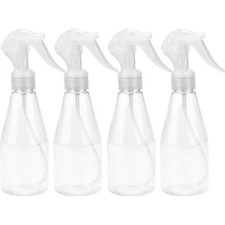 4 Stück Wiederverwendbare Sprühflasche 200 ml - Geeignet für Pflanzen, Blumengärten und Möbelreinigung