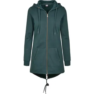 URBAN CLASSICS Ladies Sweat Parka Bottlegrün S