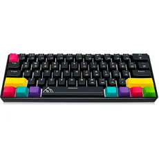 ASCENY One – 60% mechanische Tastatur, RGB-Lichter, auslaufsicher, Hot-Swap-fähige optische Schalter (Gateron Blue)