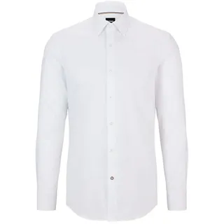Boss Hank Kent Langarmhemd - White - 44