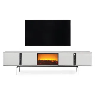 rtv sideboard mit Kamin tv fernseher ständer möbel luxus lowboard 240cm