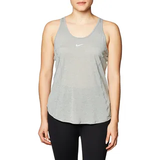 Nike Damen Tank Top W NK 10K Tank, Particle Grey/Htr/(Reflective silv), M, CJ1899