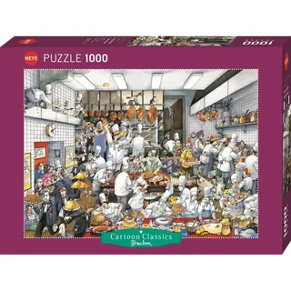 HEYE Puzzle Cartoon Classics: Kreative Kü che 1000 Teile