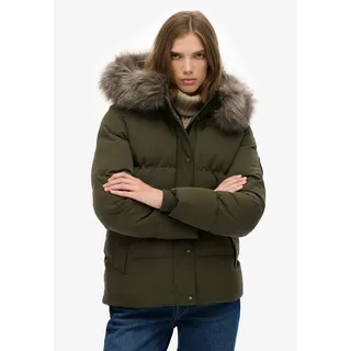 Superdry Everest 5 Baffle Daunenjacke - Army Khaki Green - XS