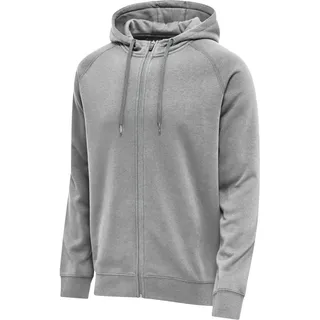 hummel hmlRED Classic Zip Hoodie Herren Grey Melange L