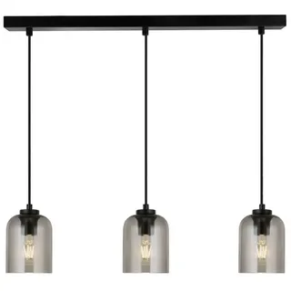 Home Deluxe Hängeleuchte aus Glas SELINA - Rauchgrau Hängeleuchte, Pendelleuchte, Rauchglas Leuchte | HOME DELUXE