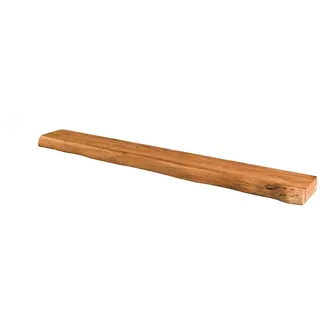 Kawola Wandregal Sesa Holz Akazie , Naturfarben , Rechteckig , 200x8x25 cm , Wohnzimmer, Regale, Wandboards