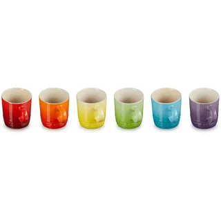 Le Creuset Becher 100 ml Regenbogen