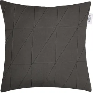 Schöner Wohnen Across Zierkissen 45 x 45 cm Grau