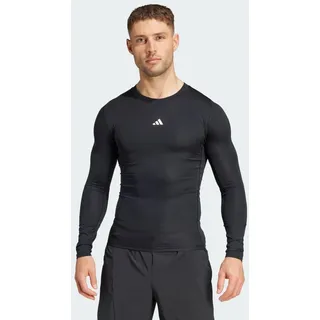adidas Techfit Compression Training Longsleeve Tee, Black, S