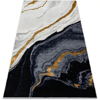 RugsX Emerald Teppich 120 x 170 cm Dunkelblau/Gold