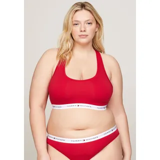 Tommy Hilfiger Underwear Sport-Bustier, mit TH-Schriftzügen auf dem Unterbrustband, rot